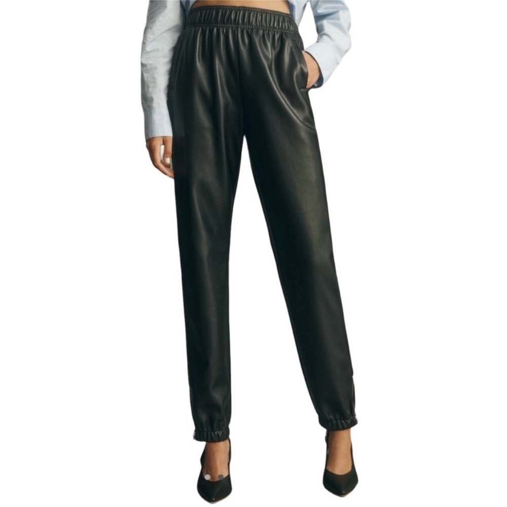 Anthropologie AVEC LES FILLES FAUX LEATHER JOGGERS